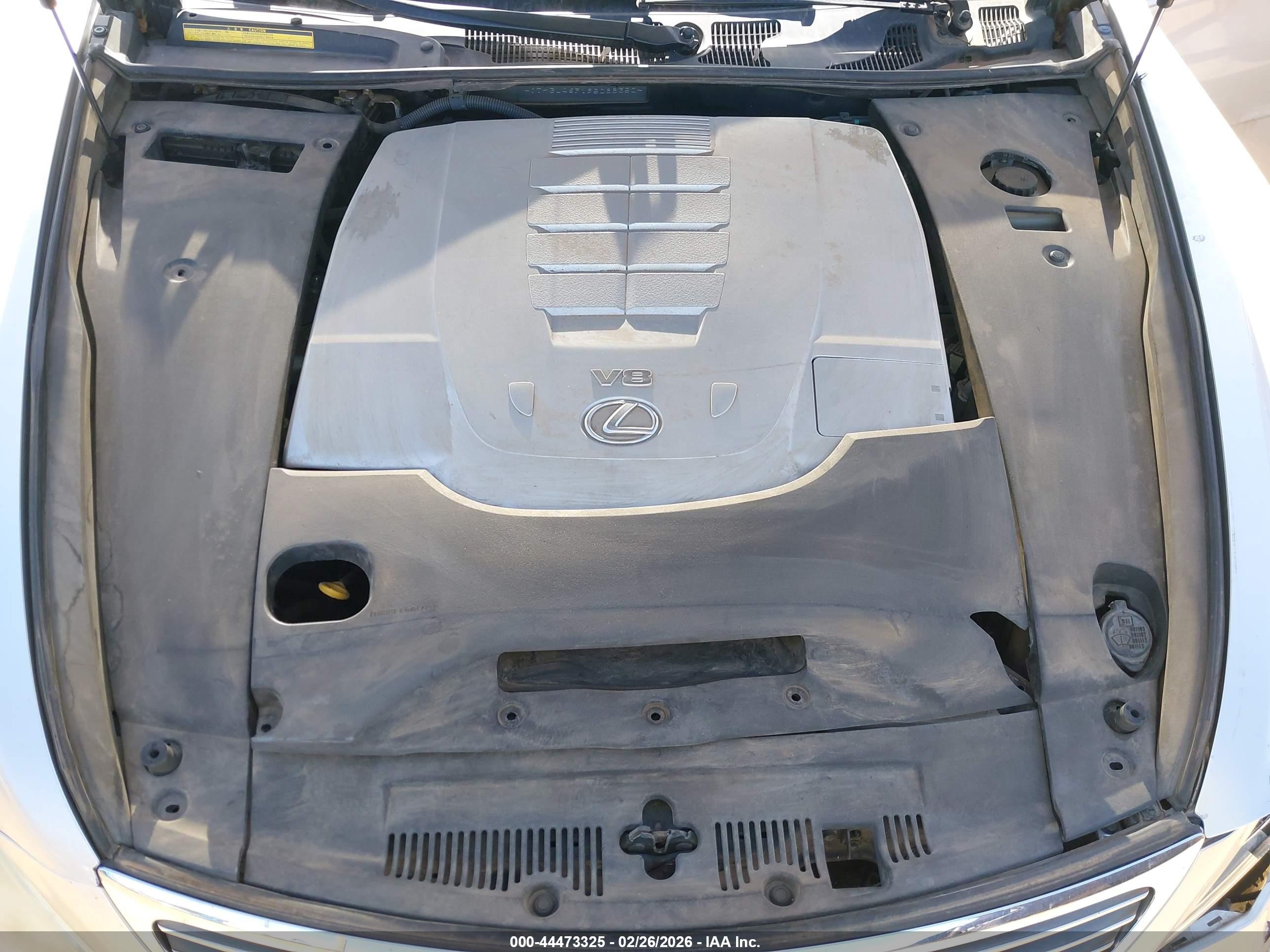 2009 Lexus Ls 460   Silver vin: JTHBL46F195088350