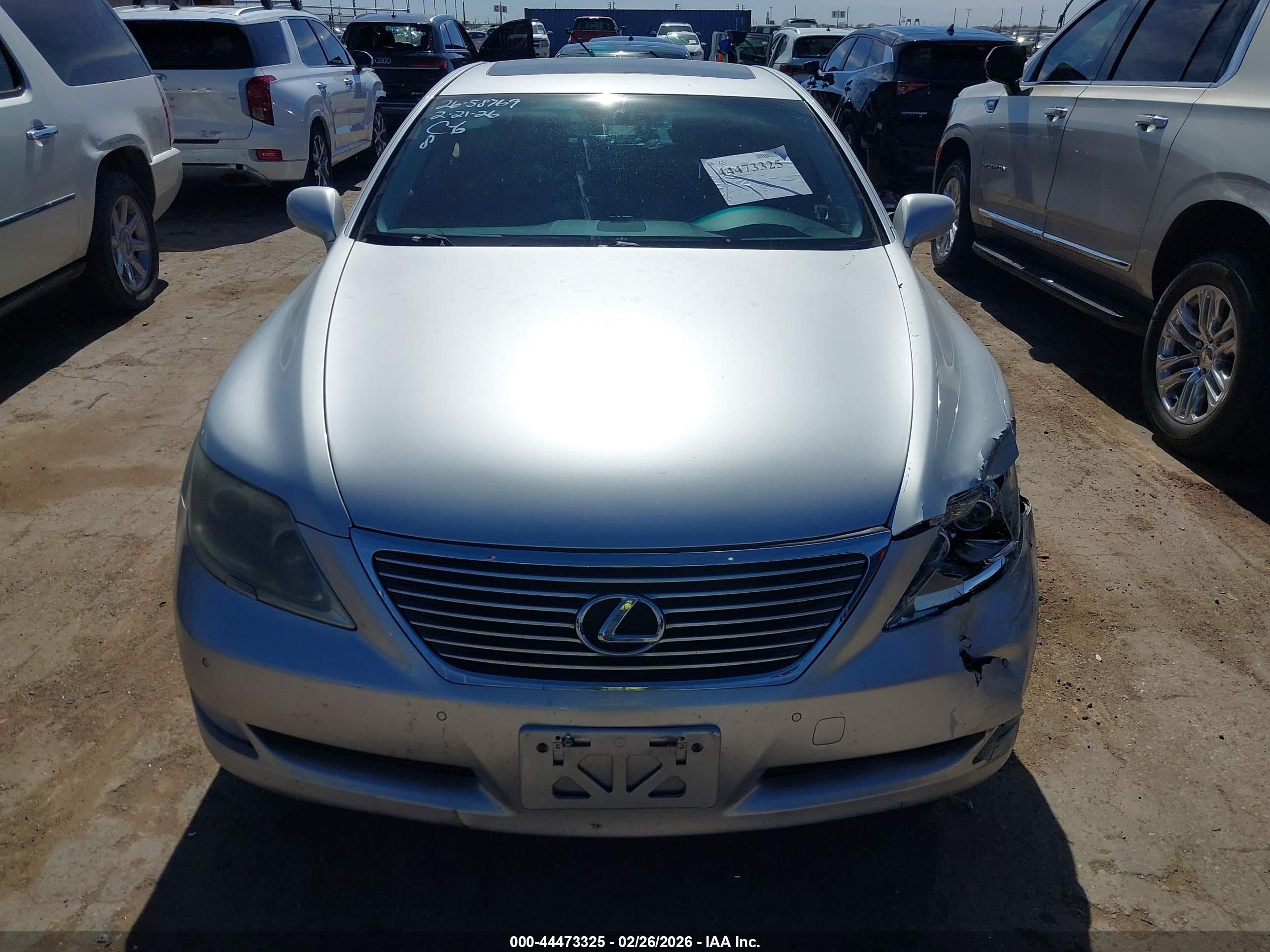 2009 Lexus Ls 460   Silver vin: JTHBL46F195088350
