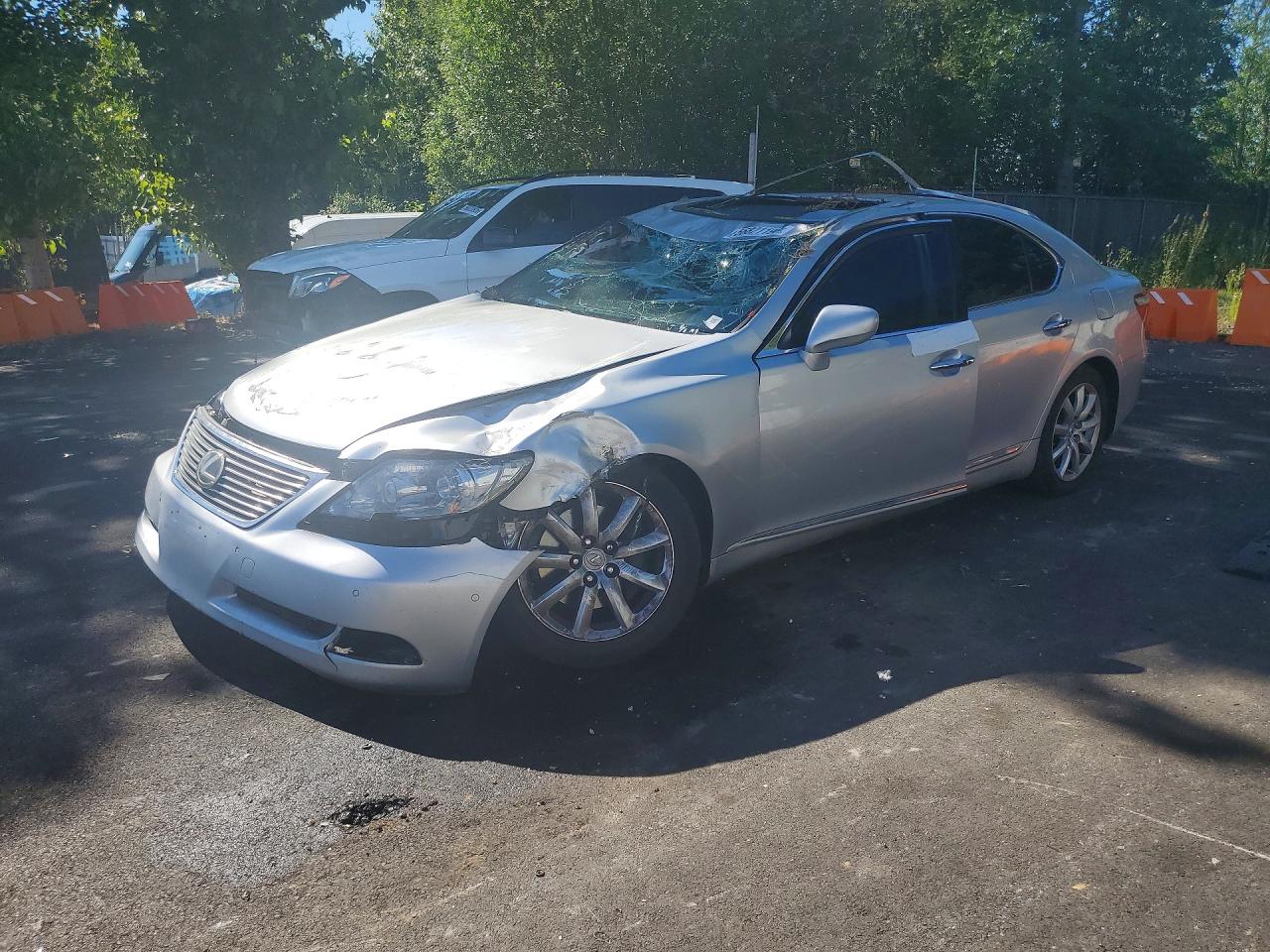 2009 Lexus Ls 460 Серебряный vin: JTHBL46F195090681