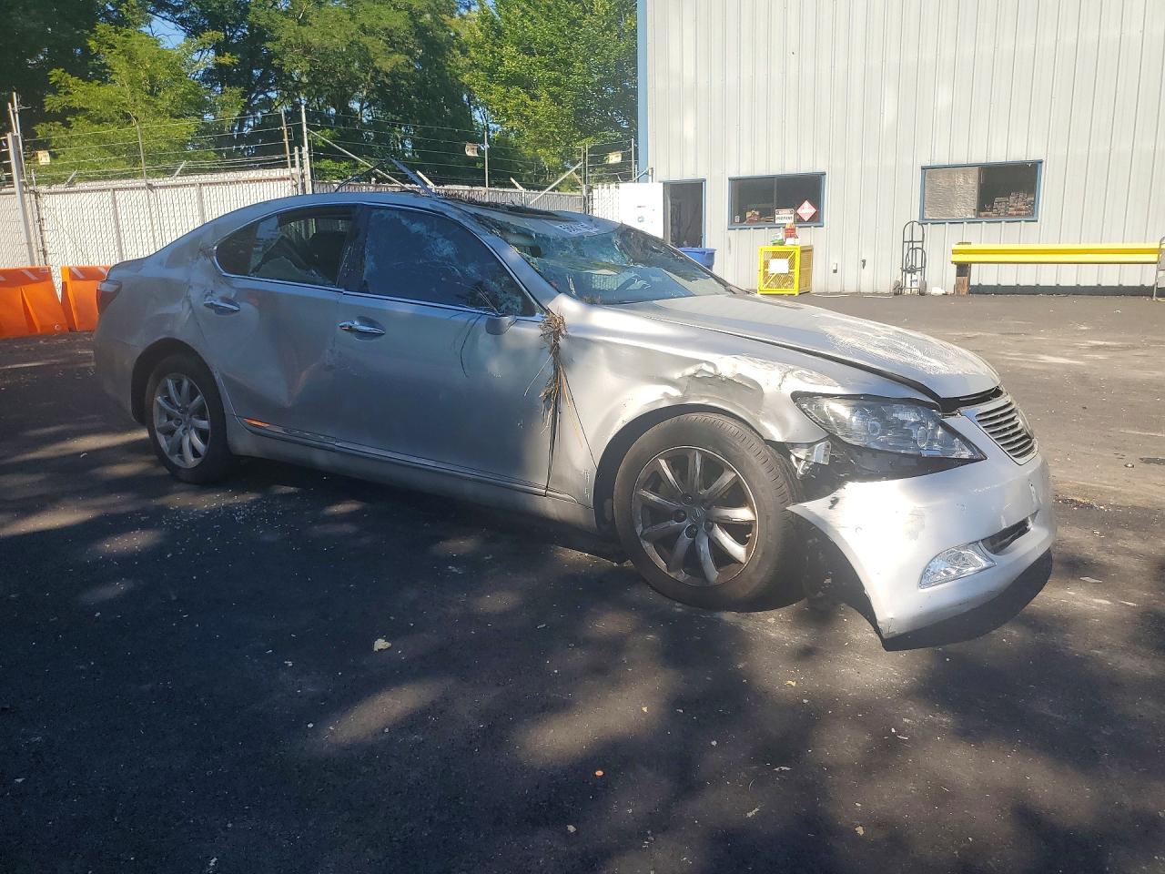 2009 Lexus Ls 460 Серебряный vin: JTHBL46F195090681