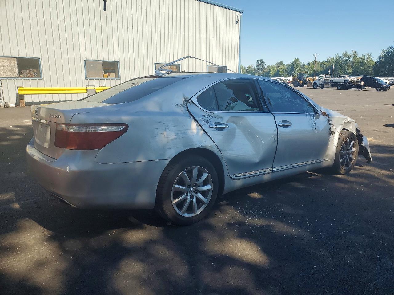 2009 Lexus Ls 460 Серебряный vin: JTHBL46F195090681