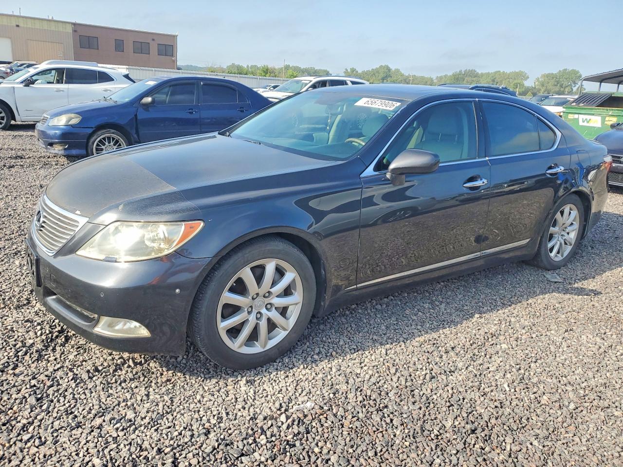 2007 Lexus Ls 460 Gray vin: JTHBL46F275006400