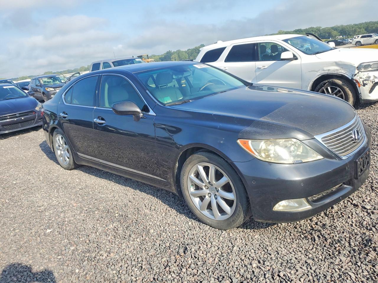 2007 Lexus Ls 460 Gray vin: JTHBL46F275006400