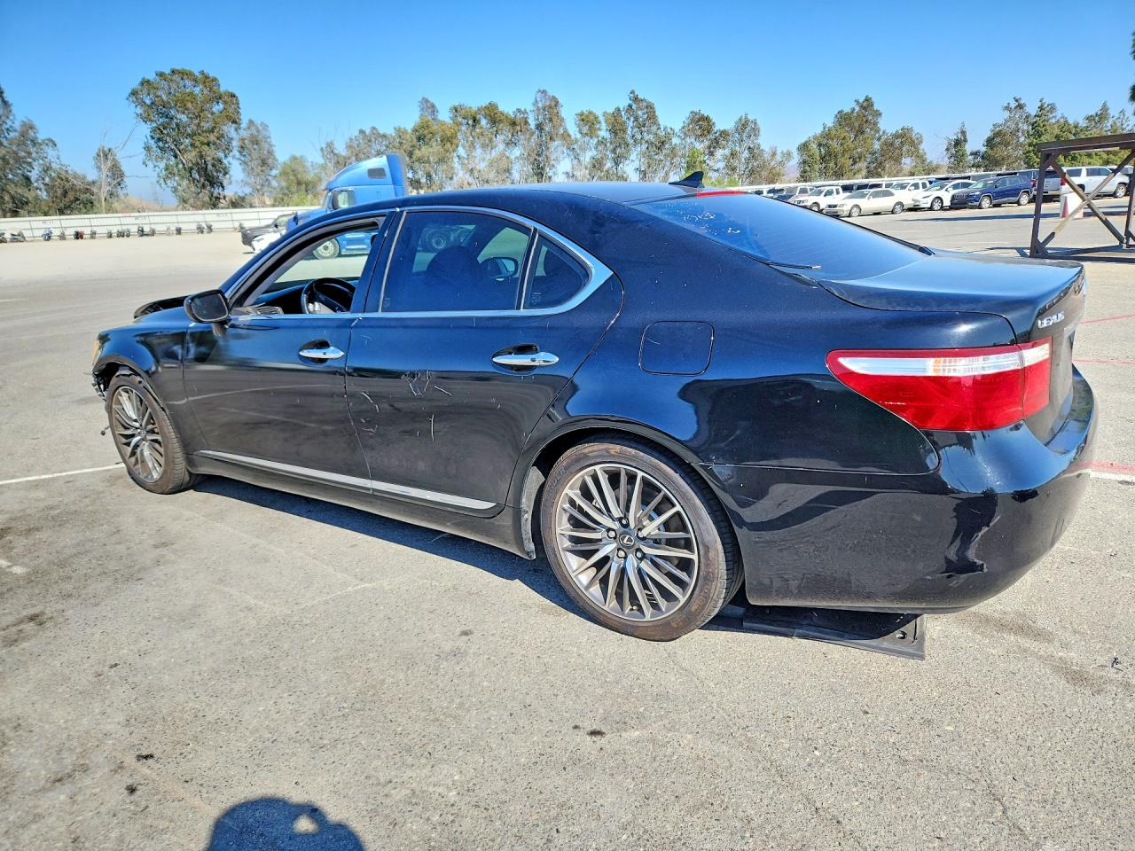 2007 Lexus Ls 460 Black vin: JTHBL46F275022483