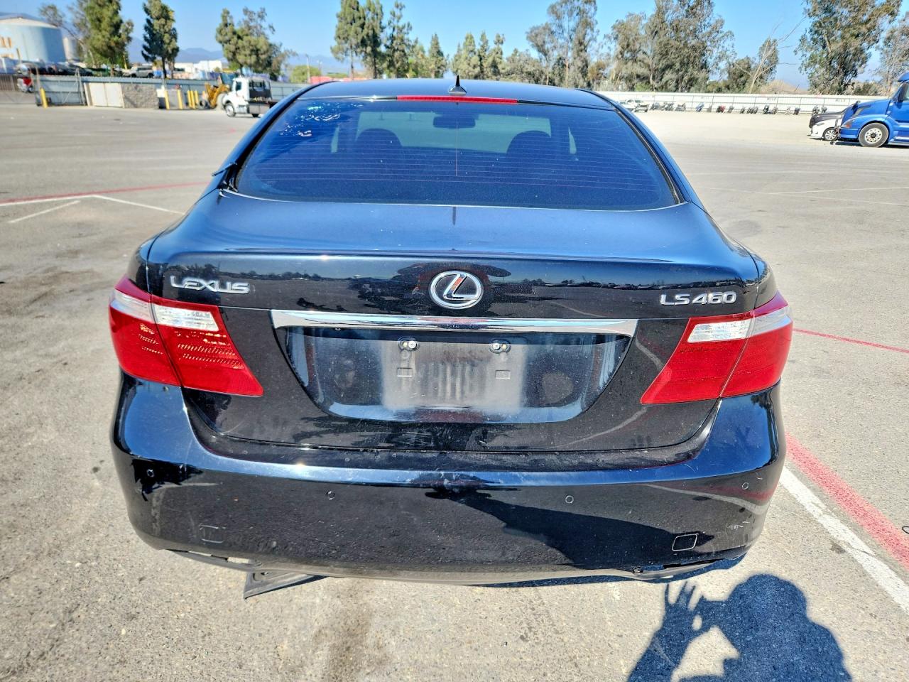 2007 Lexus Ls 460 Black vin: JTHBL46F275022483