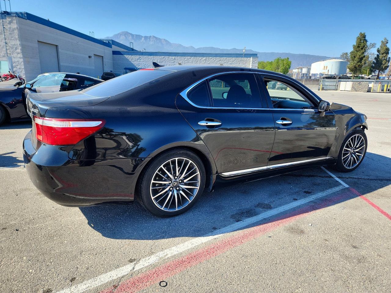 2007 Lexus Ls 460 Black vin: JTHBL46F275022483