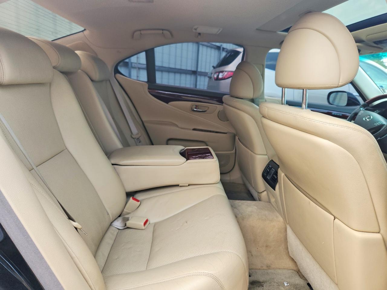 2007 Lexus Ls 460 Black vin: JTHBL46F275032771