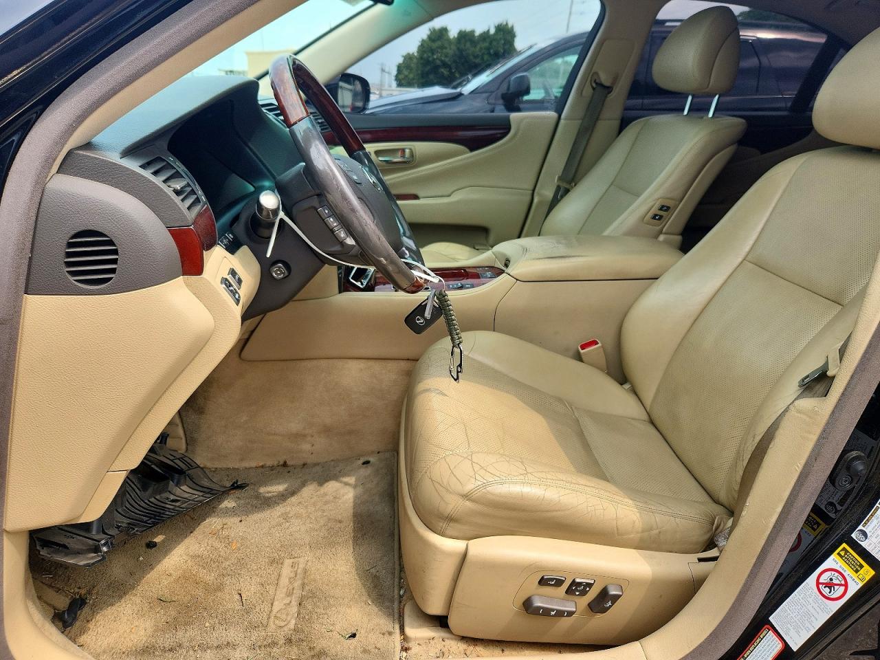 2007 Lexus Ls 460 Черный vin: JTHBL46F275032771