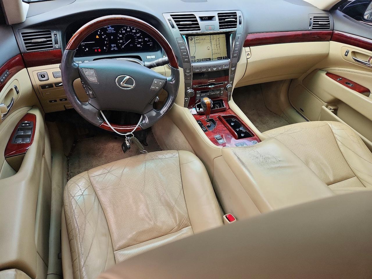 2007 Lexus Ls 460 Черный vin: JTHBL46F275032771
