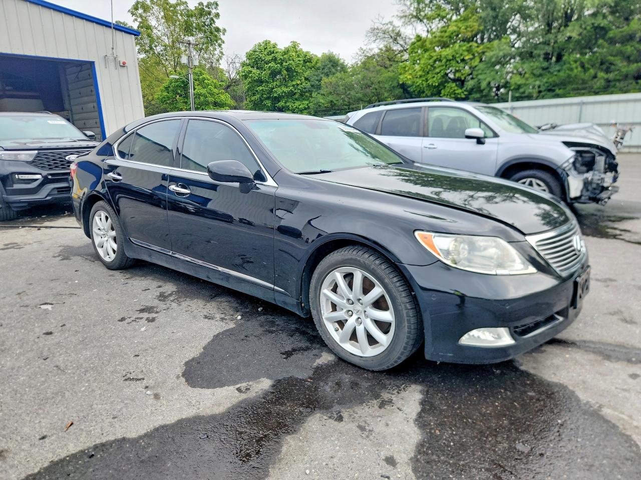 2007 Lexus Ls 460 Black vin: JTHBL46F275037453