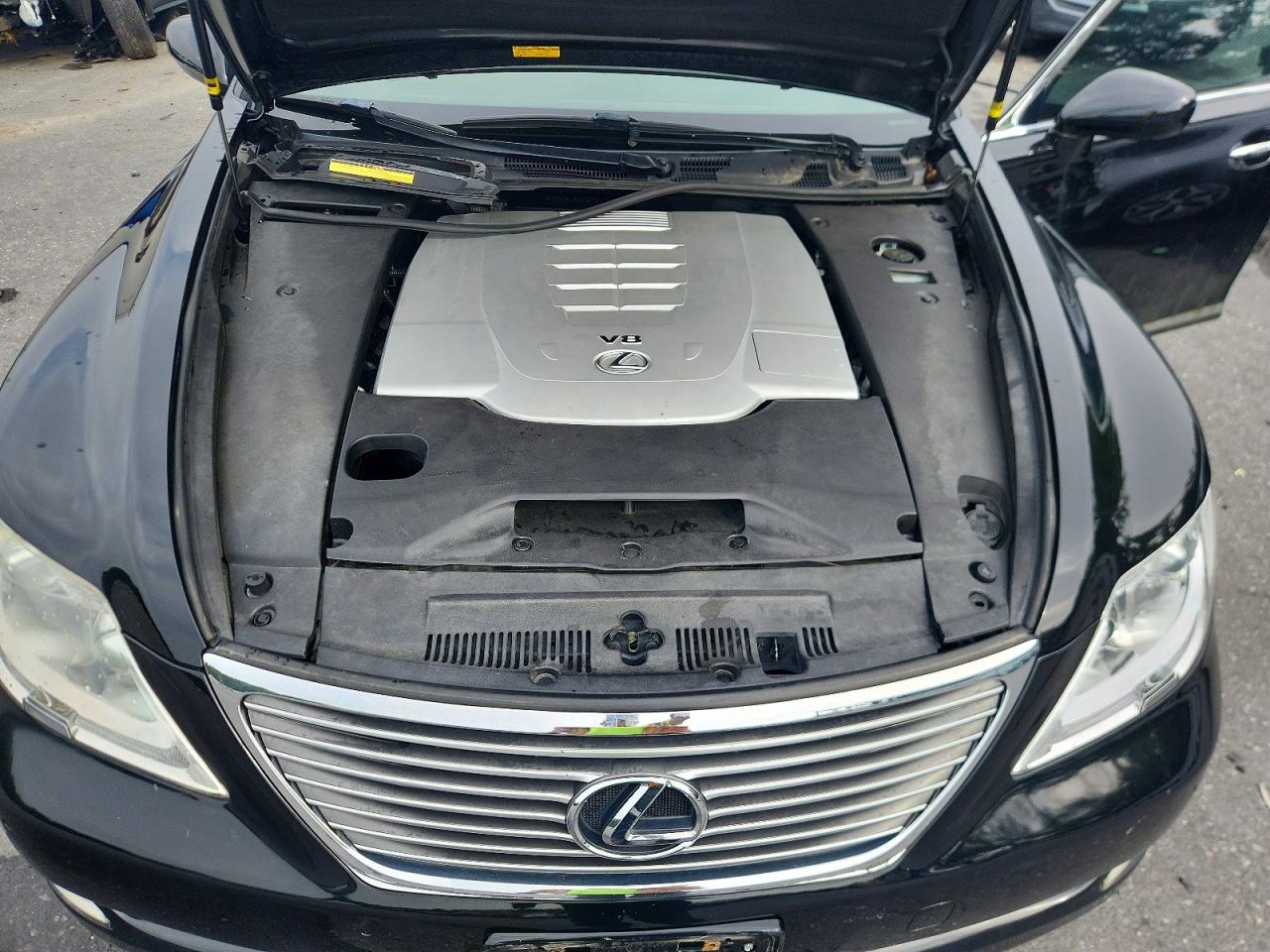 2007 Lexus Ls 460 Black vin: JTHBL46F275037453