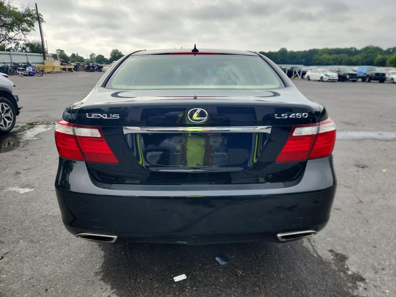 2007 Lexus Ls 460 Black vin: JTHBL46F275037453