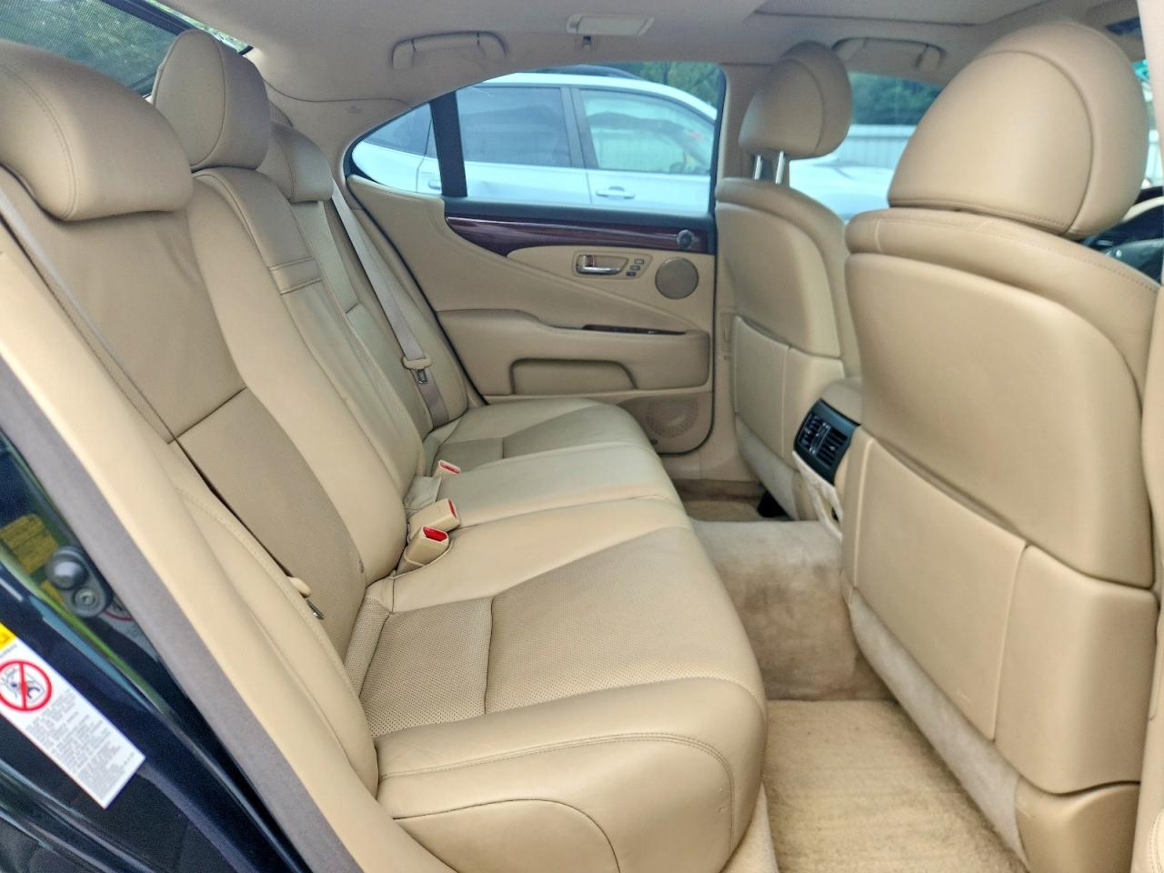 2007 Lexus Ls 460 Black vin: JTHBL46F275037453