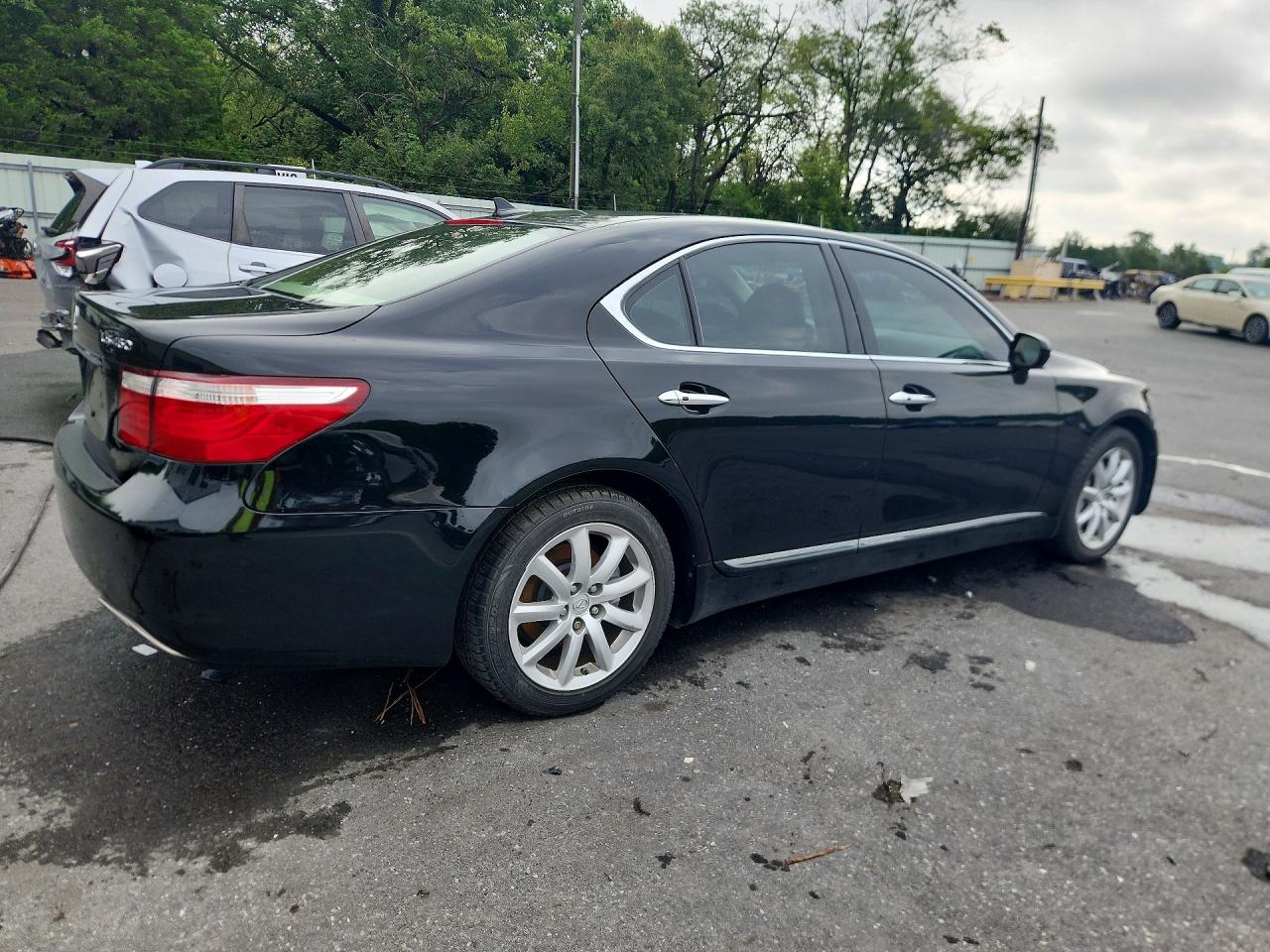 2007 Lexus Ls 460 Black vin: JTHBL46F275037453
