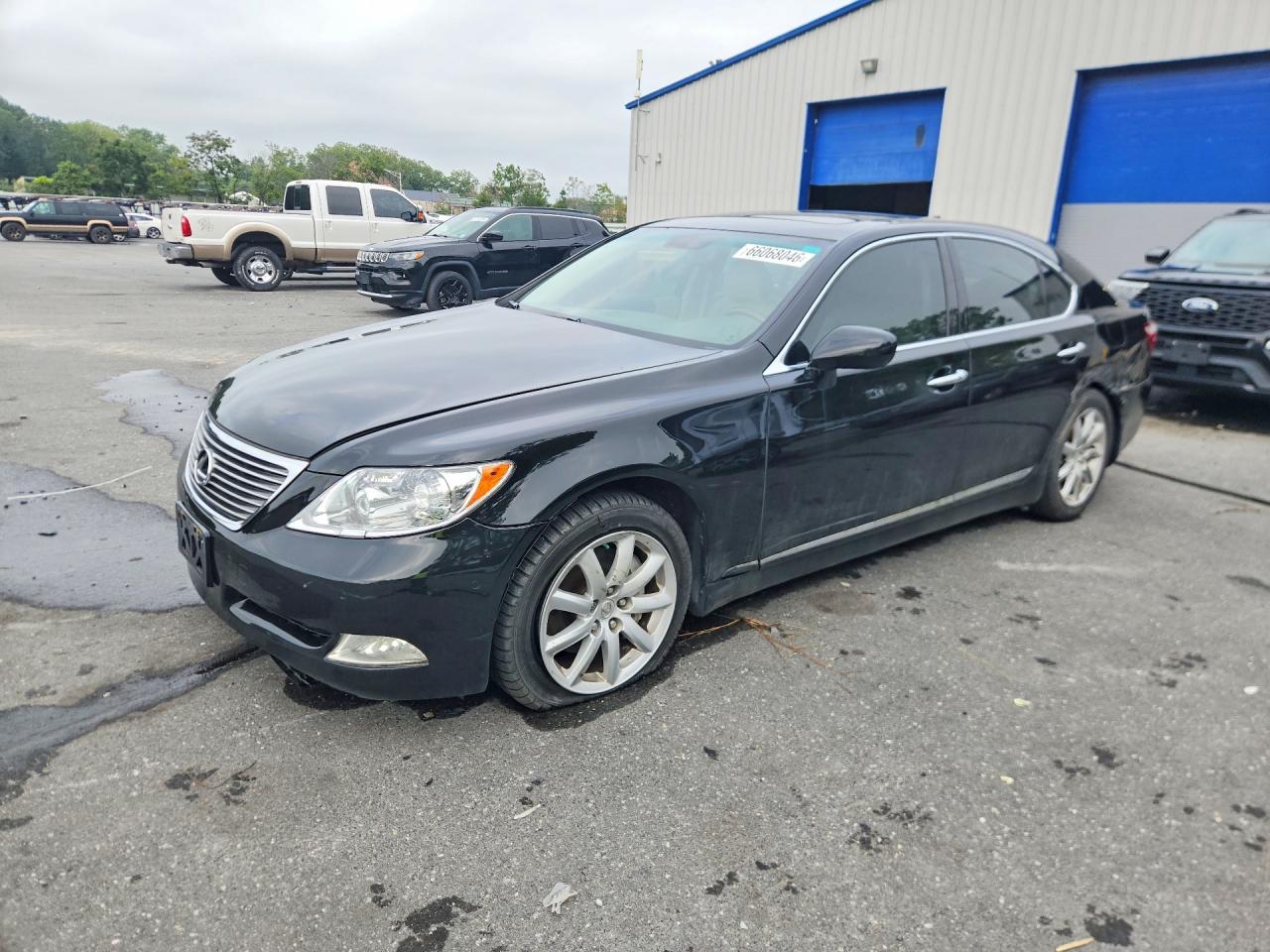 2007 Lexus Ls 460 Black vin: JTHBL46F275037453