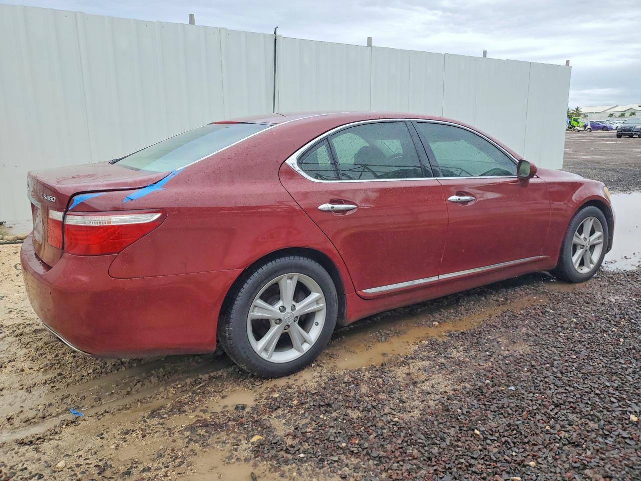 2007 Lexus Ls 460 Maroon vin: JTHBL46F275037954