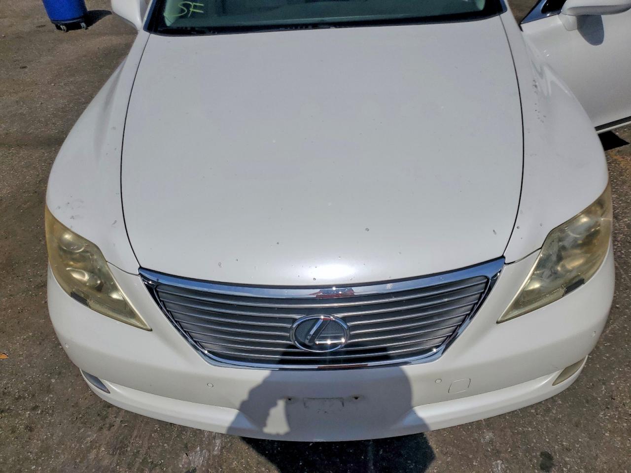 2007 Lexus Ls 460 White vin: JTHBL46F275038599