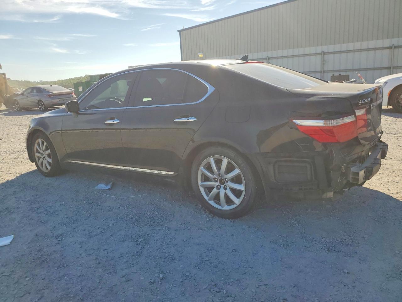 2007 Lexus Ls 460 Black vin: JTHBL46F275051658