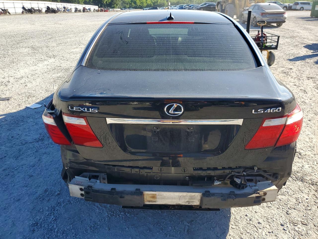 2007 Lexus Ls 460 Black vin: JTHBL46F275051658