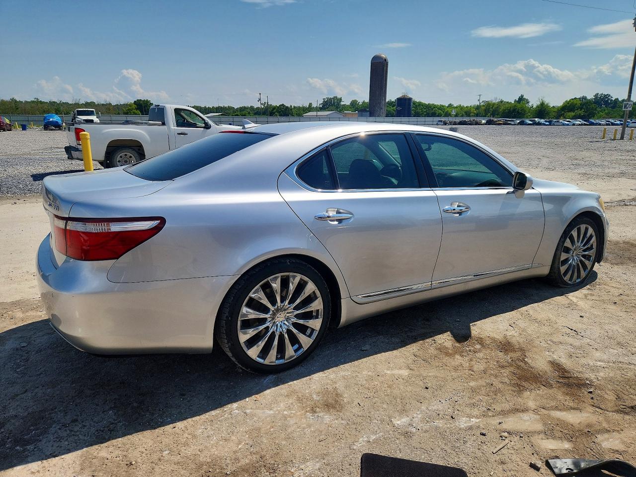 2008 Lexus Ls 460 Silver vin: JTHBL46F285055050