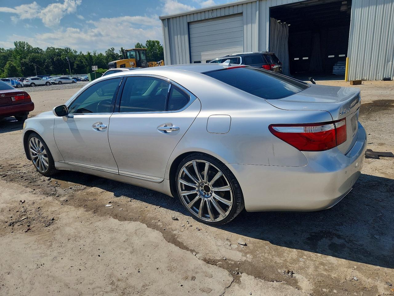 2008 Lexus Ls 460 Silver vin: JTHBL46F285055050