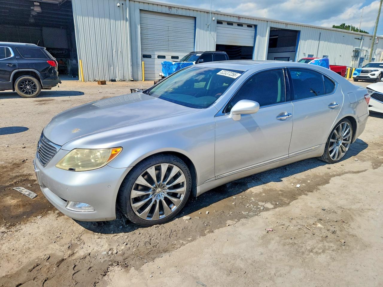 2008 Lexus Ls 460 Silver vin: JTHBL46F285055050