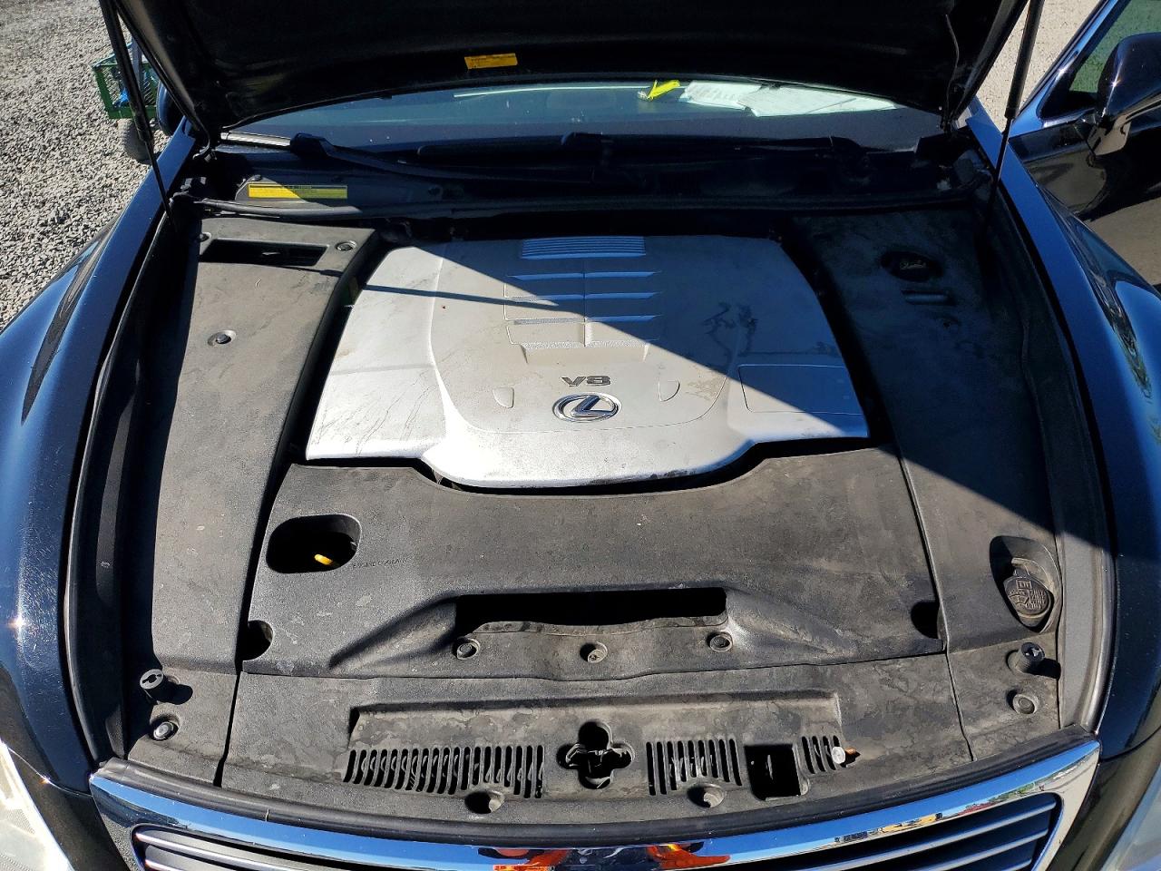 2008 Lexus Ls 460 Black vin: JTHBL46F285062810