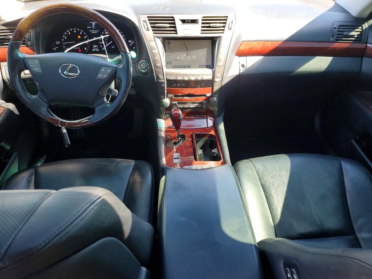 2008 Lexus Ls 460 Black vin: JTHBL46F285062810