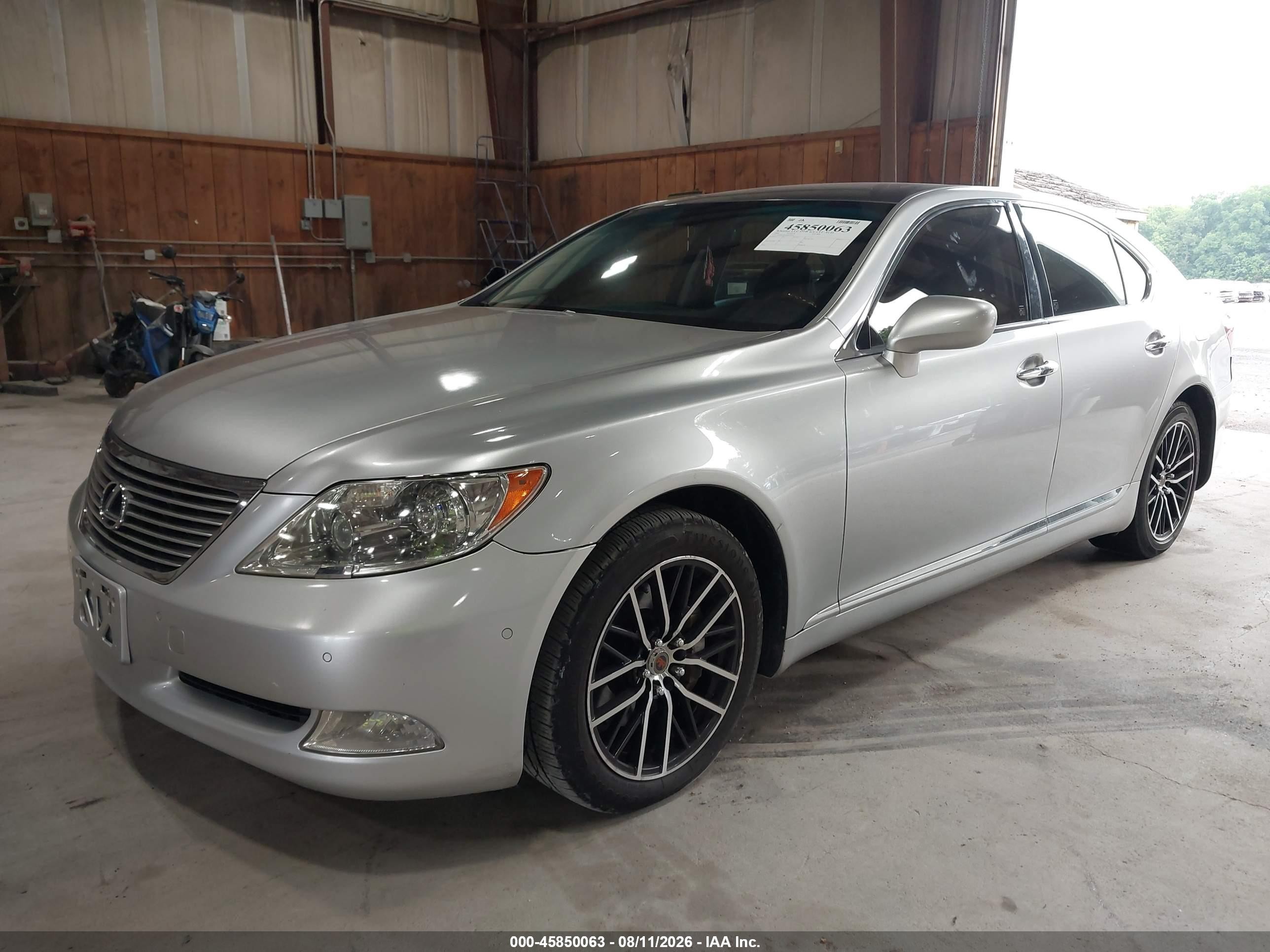 2008 Lexus Ls 460 Silver vin: JTHBL46F285079395
