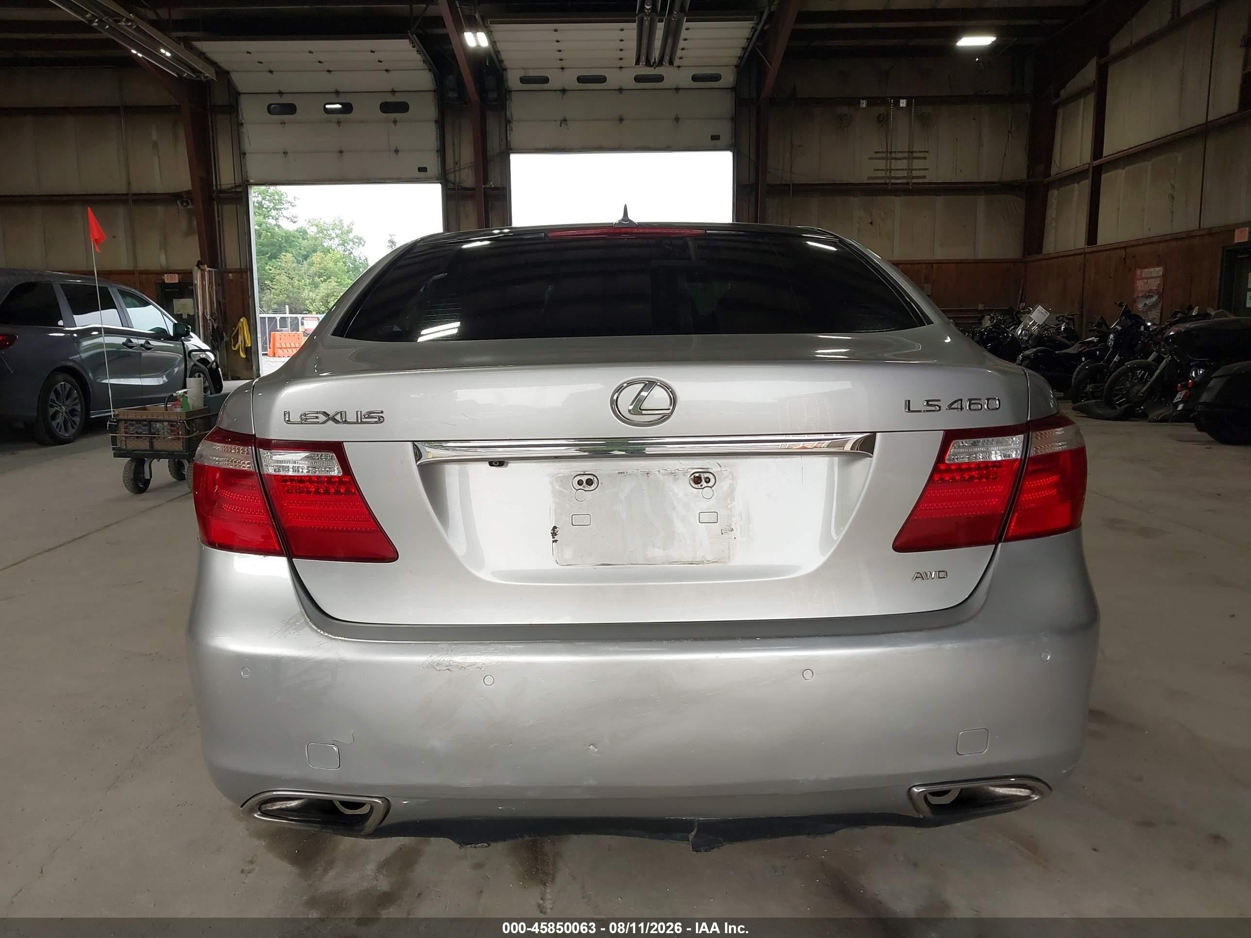 2008 Lexus Ls 460 Silver vin: JTHBL46F285079395