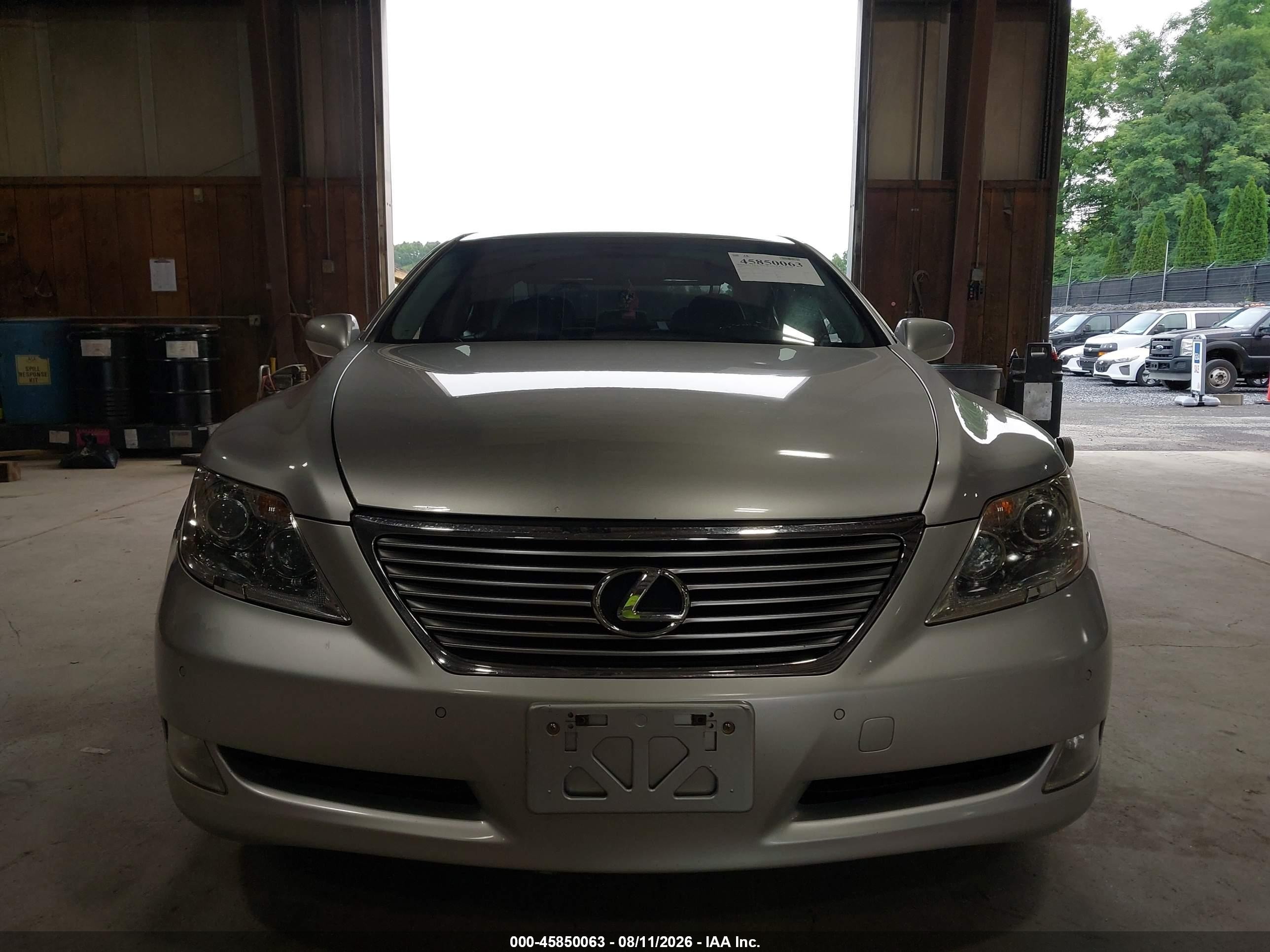 2008 Lexus Ls 460 Silver vin: JTHBL46F285079395