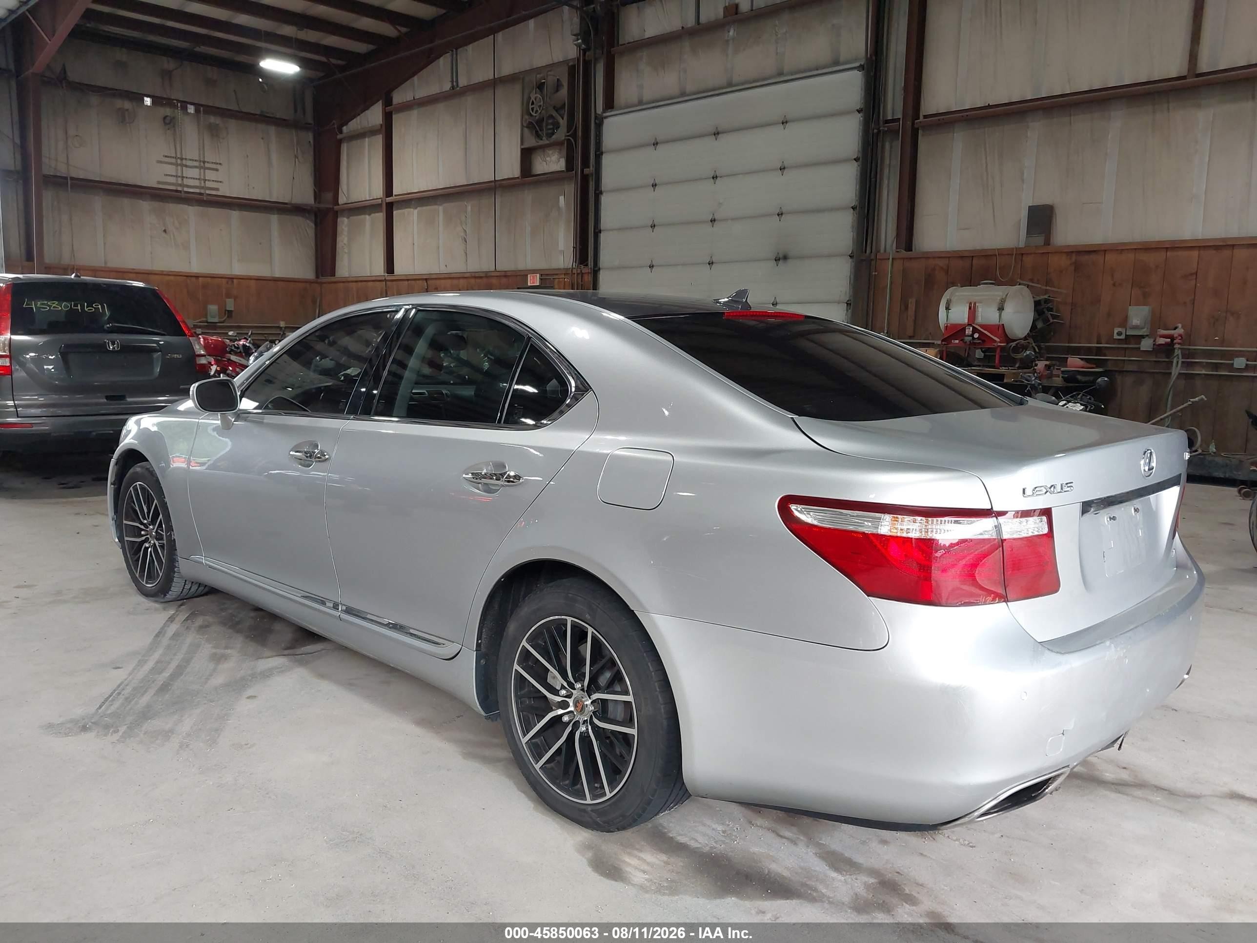 2008 Lexus Ls 460 Silver vin: JTHBL46F285079395