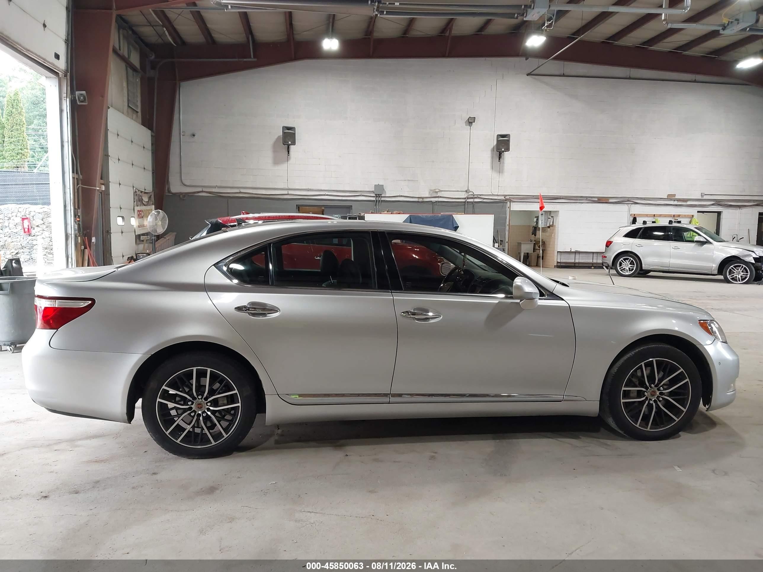 2008 Lexus Ls 460 Silver vin: JTHBL46F285079395