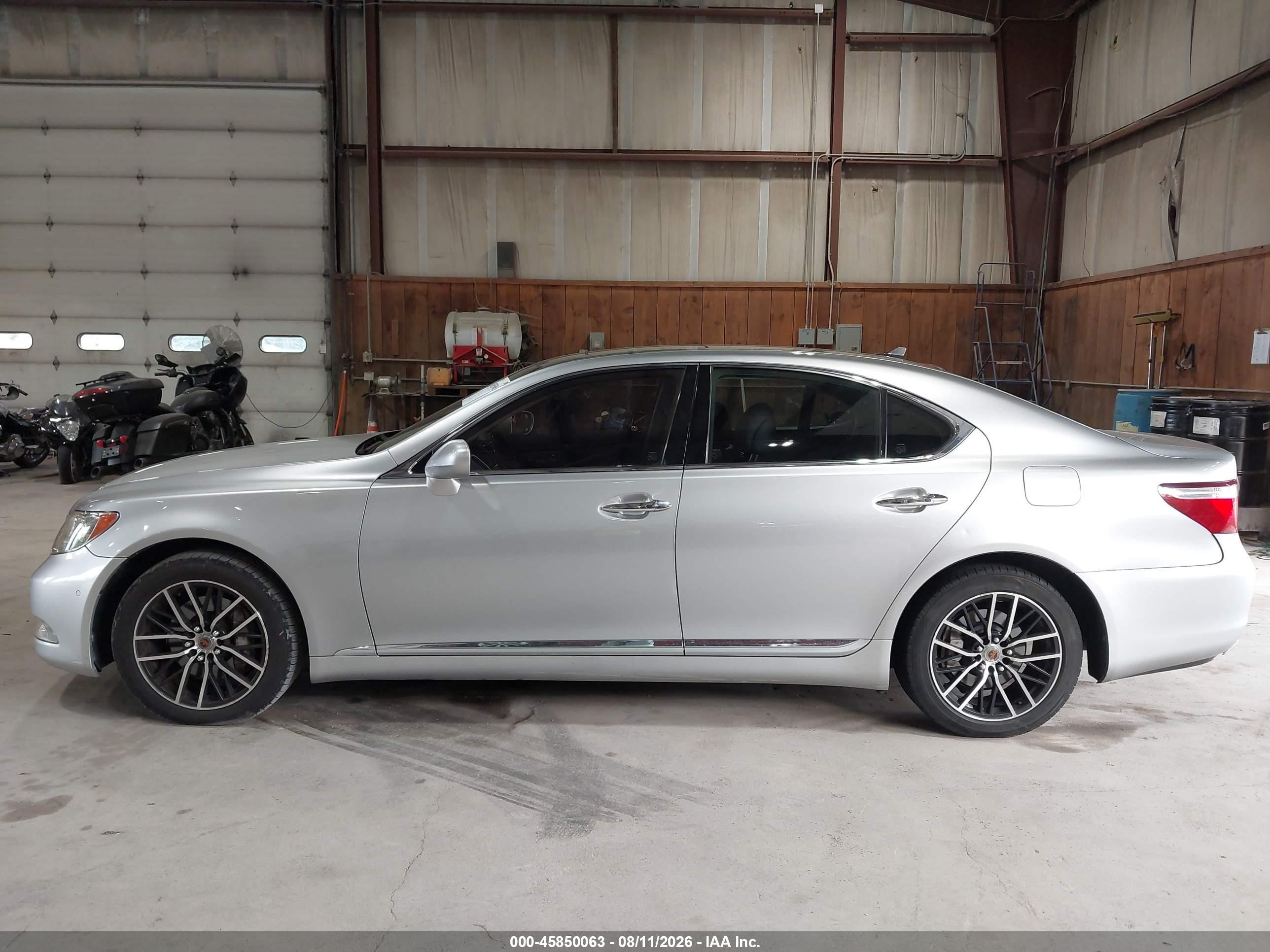 2008 Lexus Ls 460 Silver vin: JTHBL46F285079395