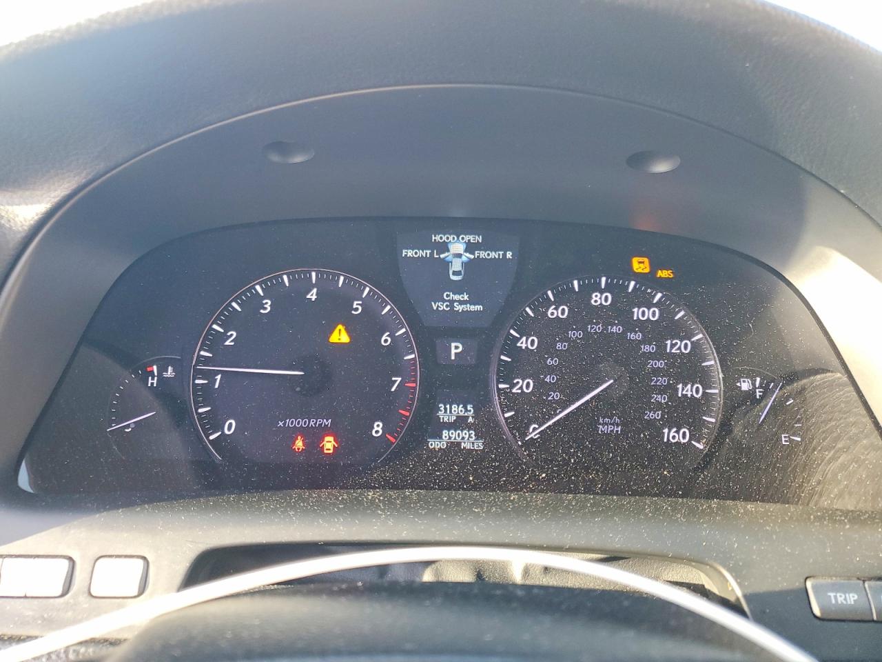 2008 Lexus Ls 460 Base Black vin: JTHBL46F285079882