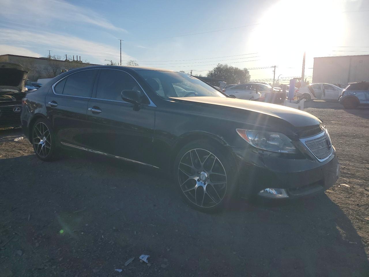 2008 Lexus Ls 460 Base Black vin: JTHBL46F285079882