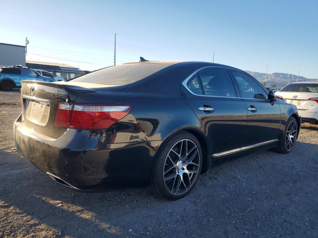 2008 Lexus Ls 460 Base Black vin: JTHBL46F285079882