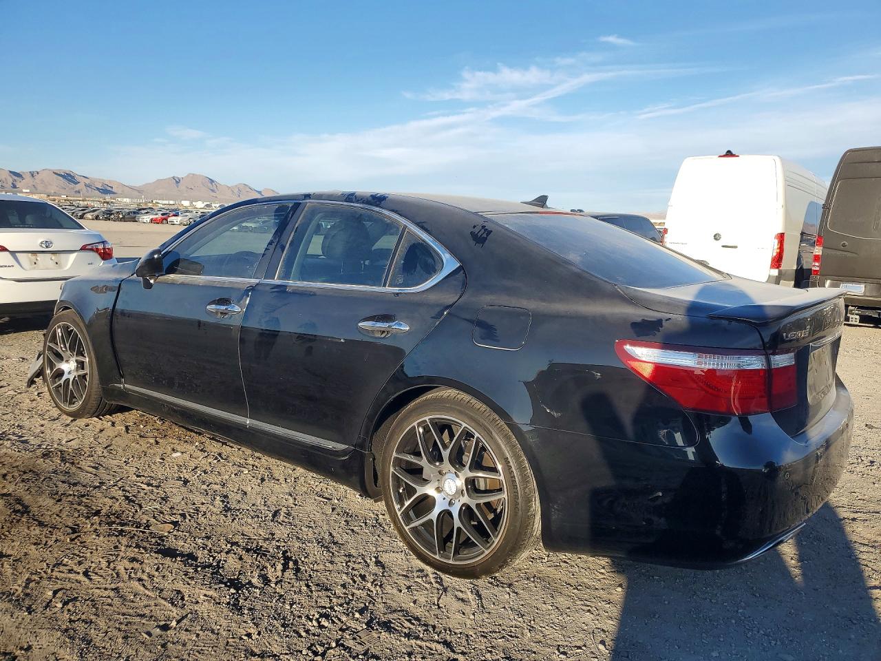 2008 Lexus Ls 460 Base Black vin: JTHBL46F285079882