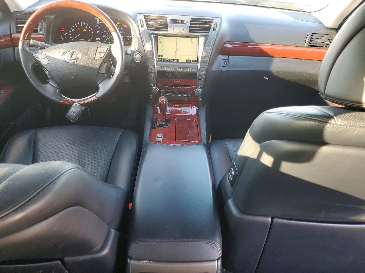 2008 Lexus Ls 460 Base Black vin: JTHBL46F285079882