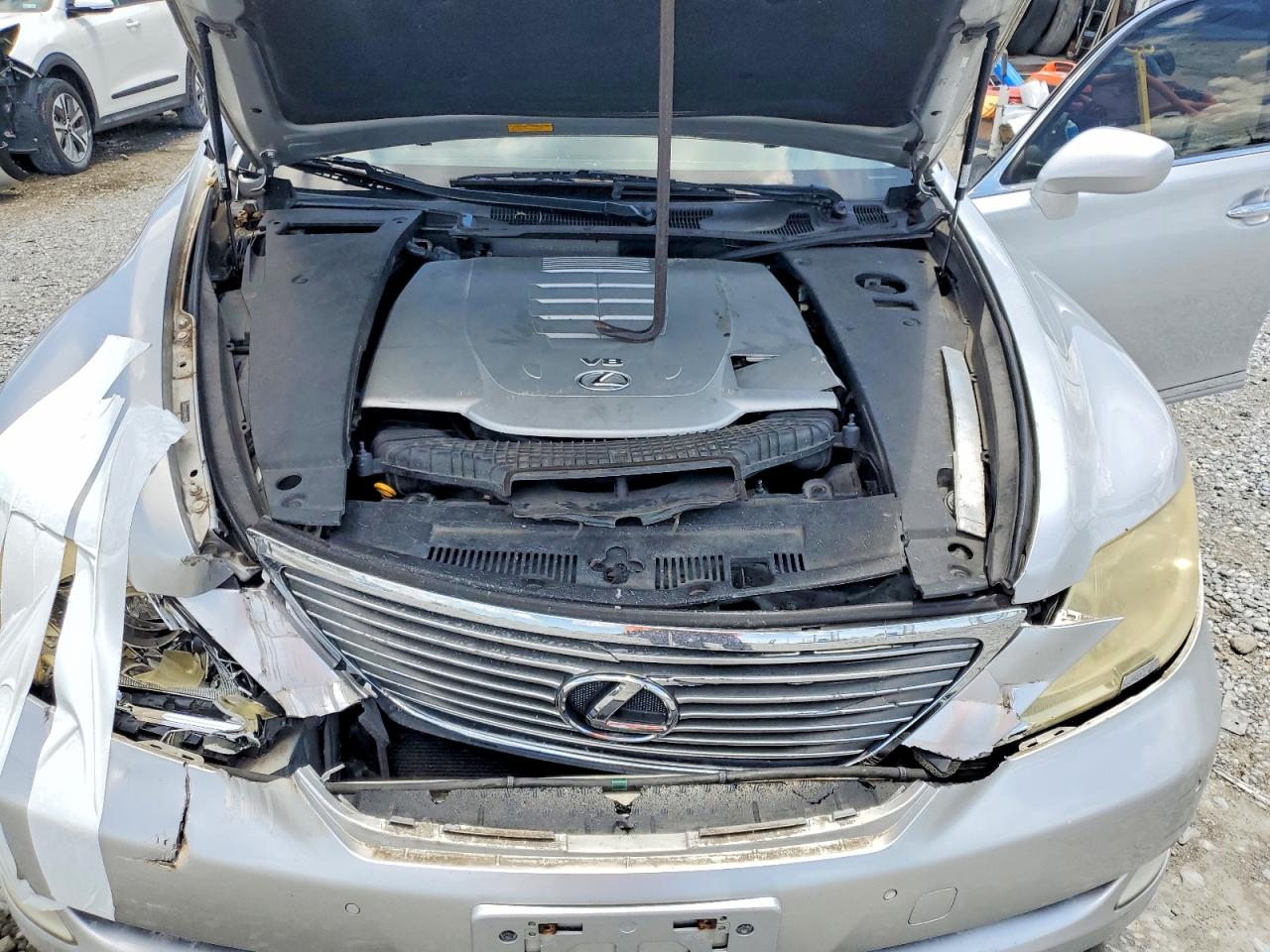 2008 Lexus Ls 460 Серебряный vin: JTHBL46F285080773