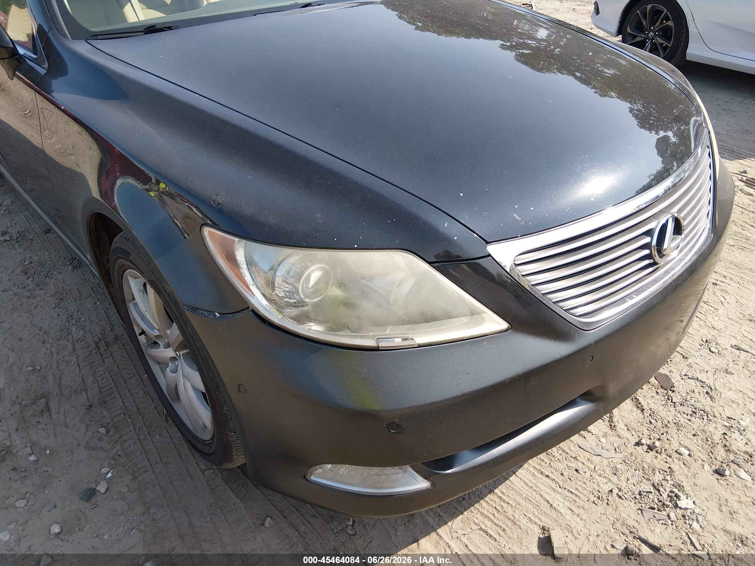 2008 Lexus Ls 460   Черный vin: JTHBL46F285083561