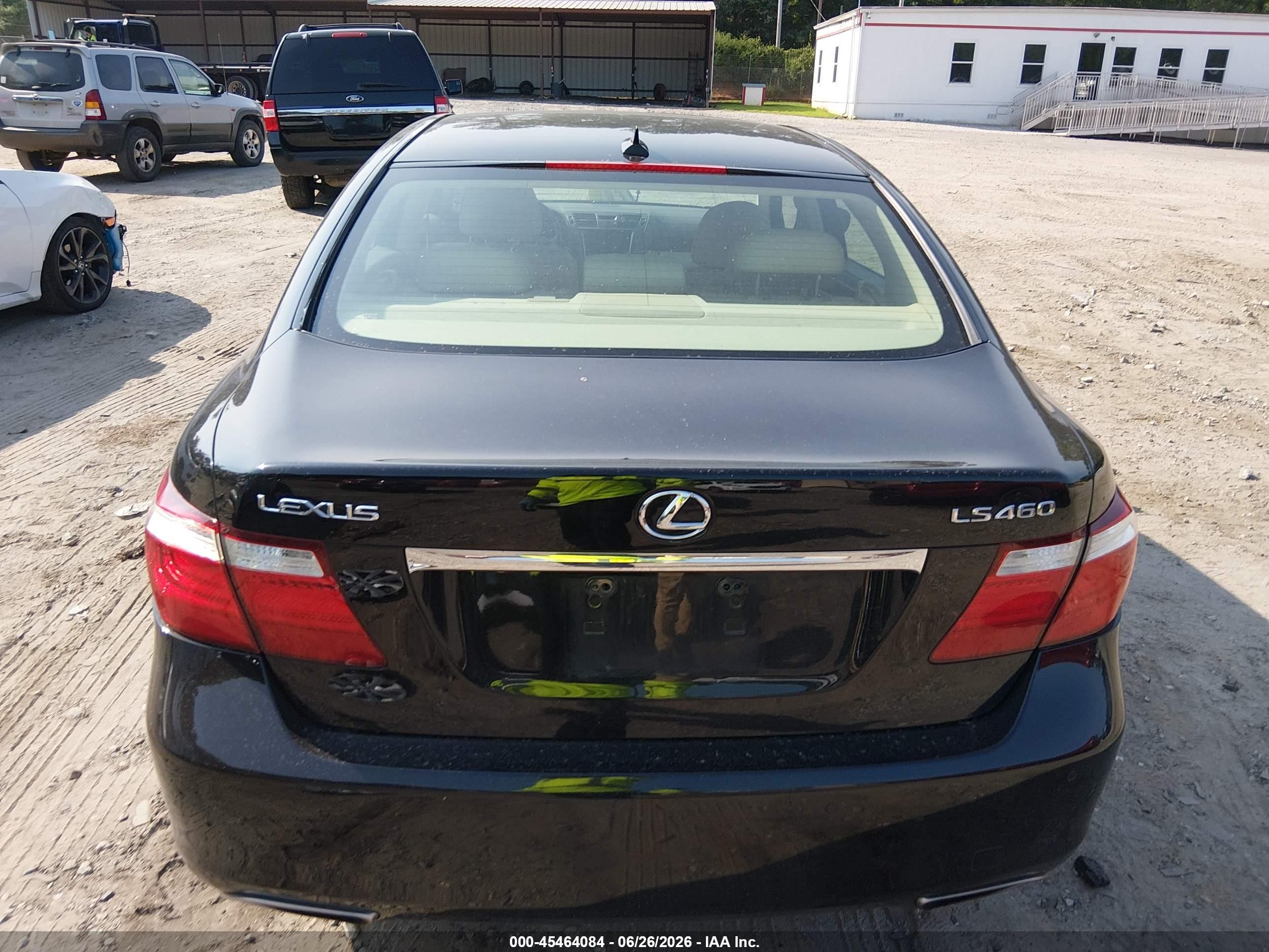 2008 Lexus Ls 460   Черный vin: JTHBL46F285083561