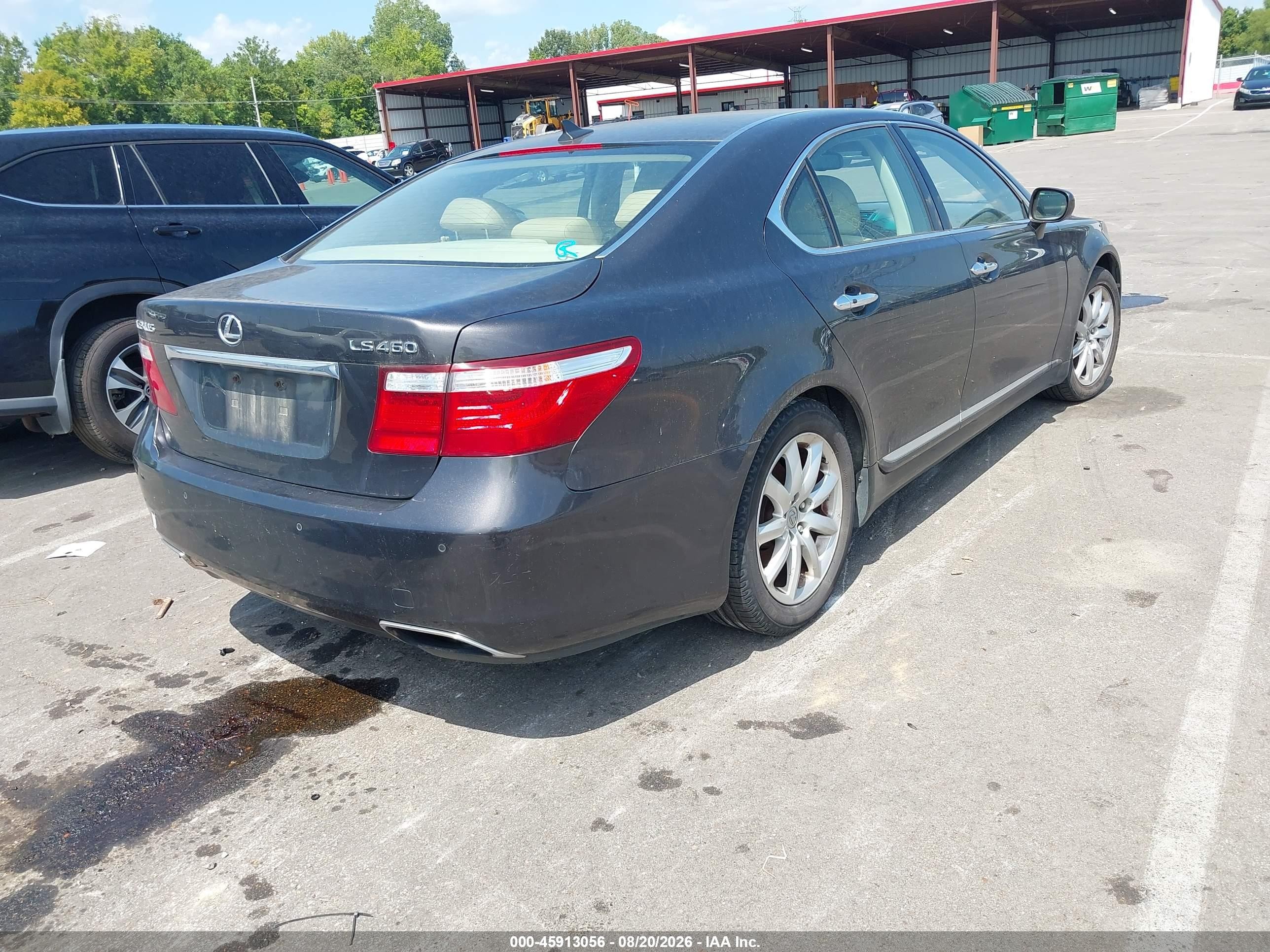 2009 Lexus Ls 460   Burgundy vin: JTHBL46F295087403