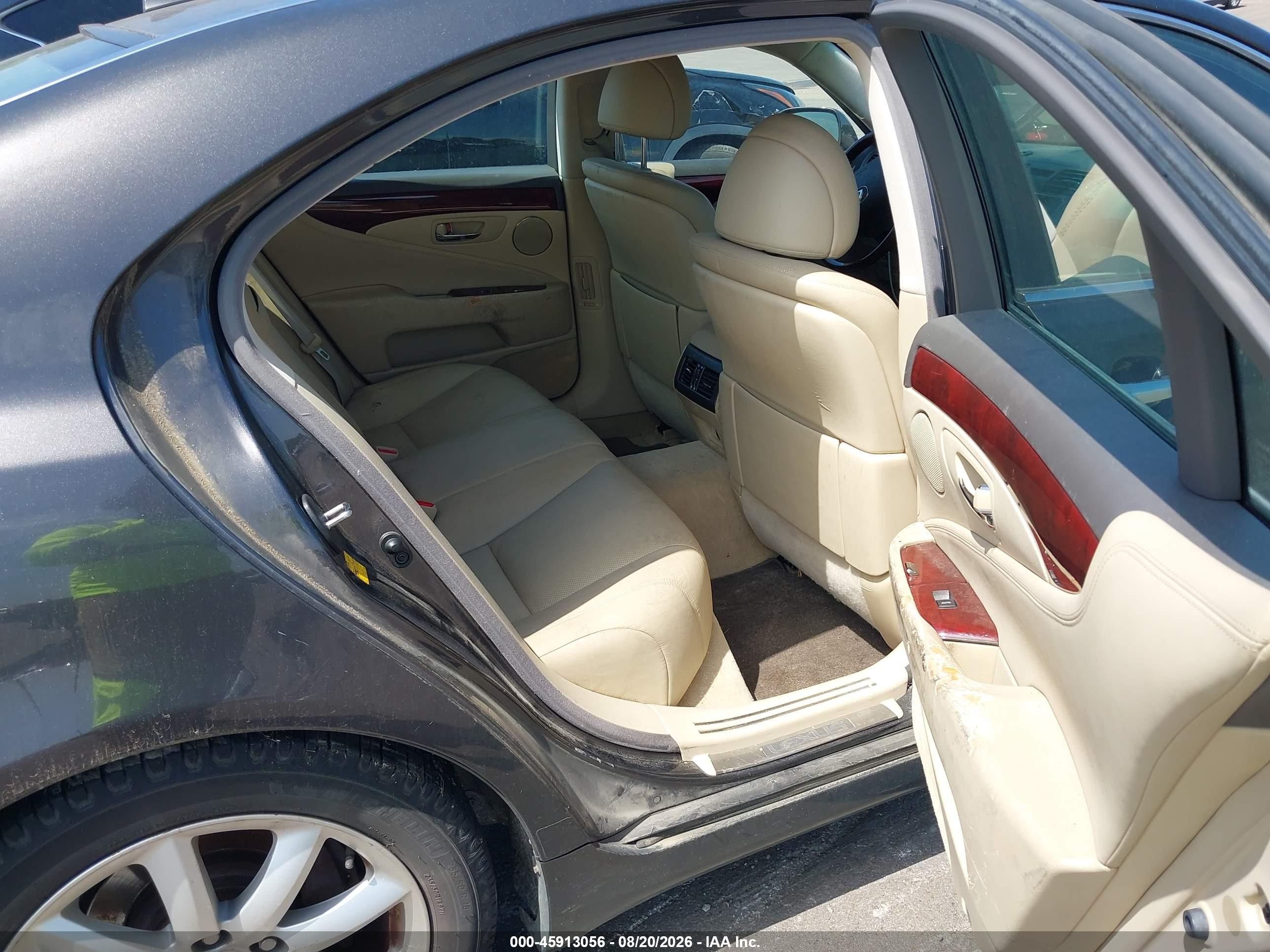 2009 Lexus Ls 460   Burgundy vin: JTHBL46F295087403