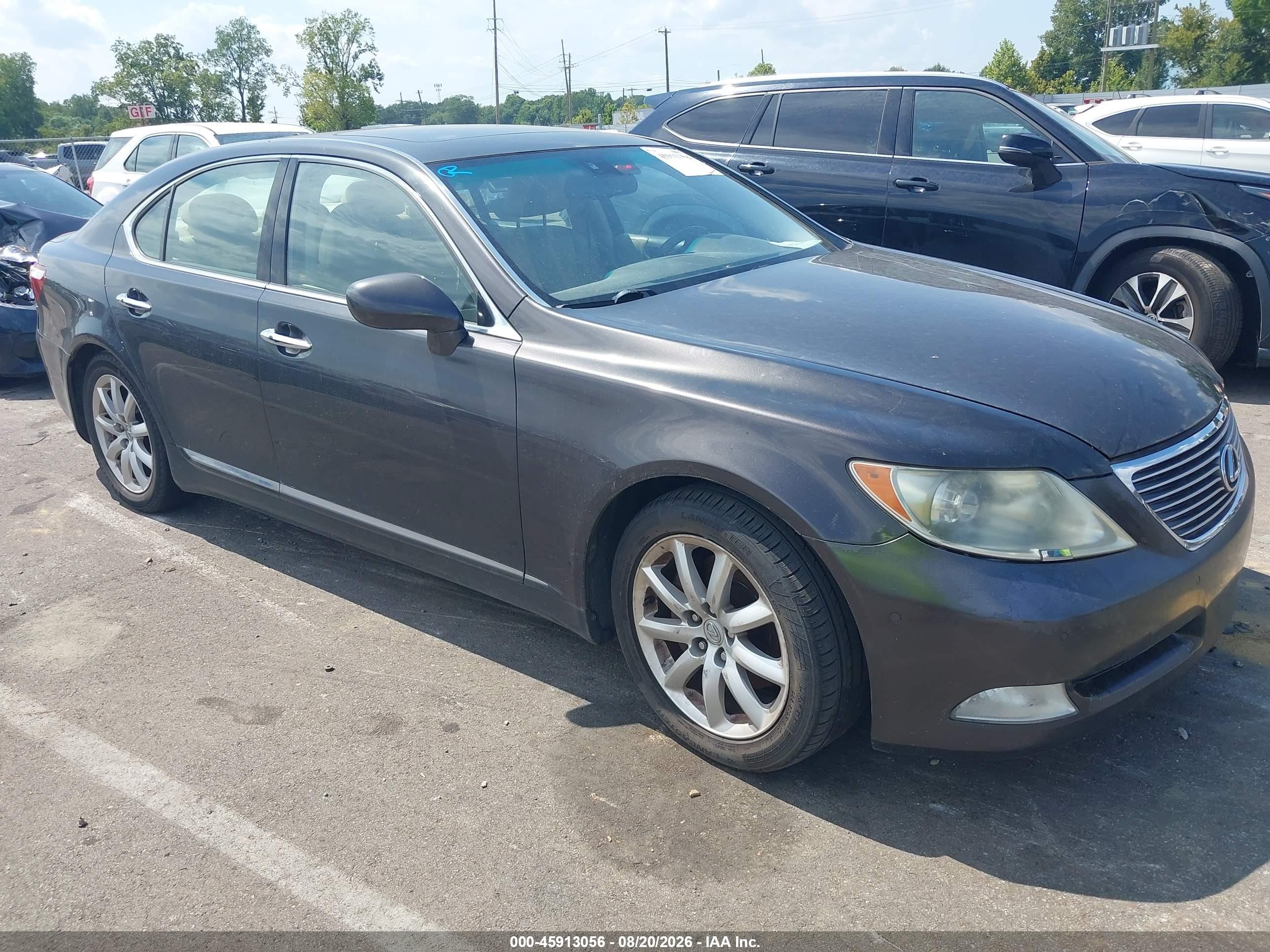 2009 Lexus Ls 460   Burgundy vin: JTHBL46F295087403
