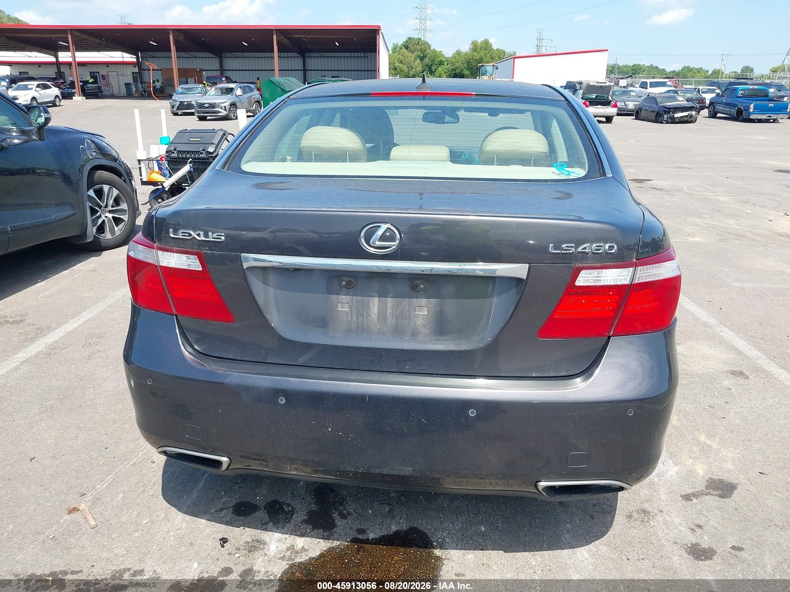 2009 Lexus Ls 460   Burgundy vin: JTHBL46F295087403