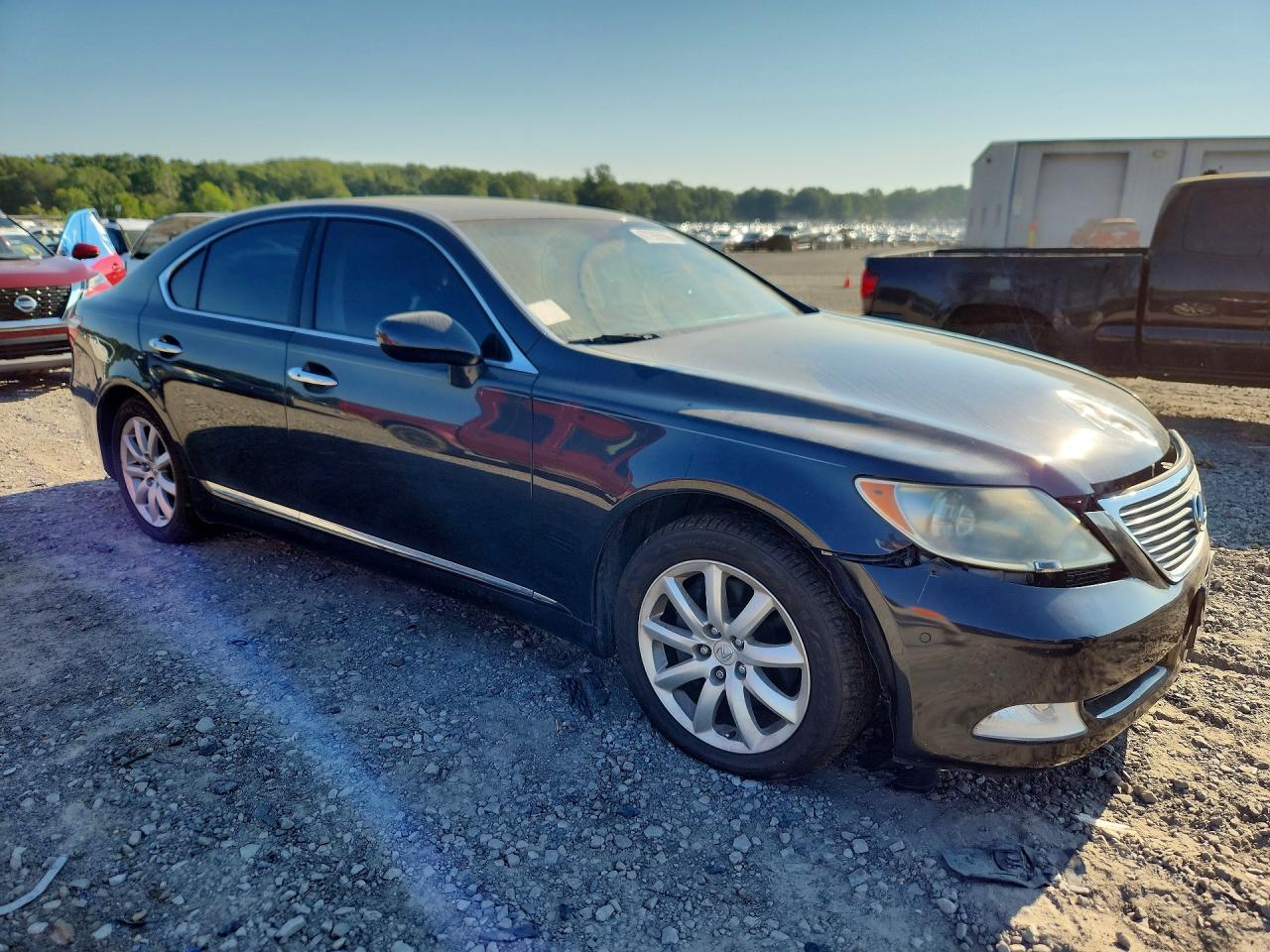 2009 Lexus Ls 460 Blue vin: JTHBL46F295087465
