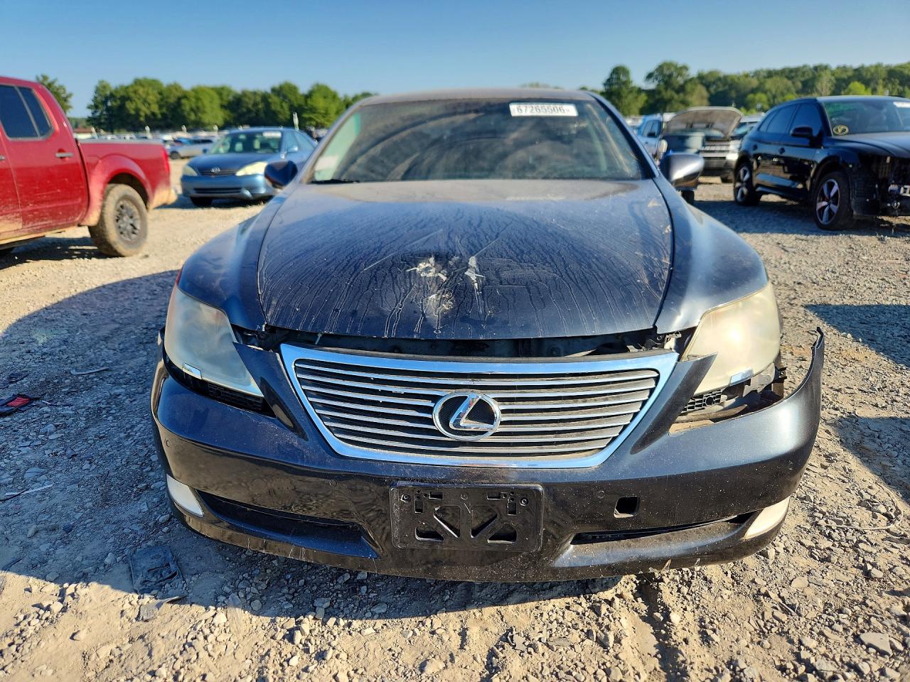 2009 Lexus Ls 460 Blue vin: JTHBL46F295087465