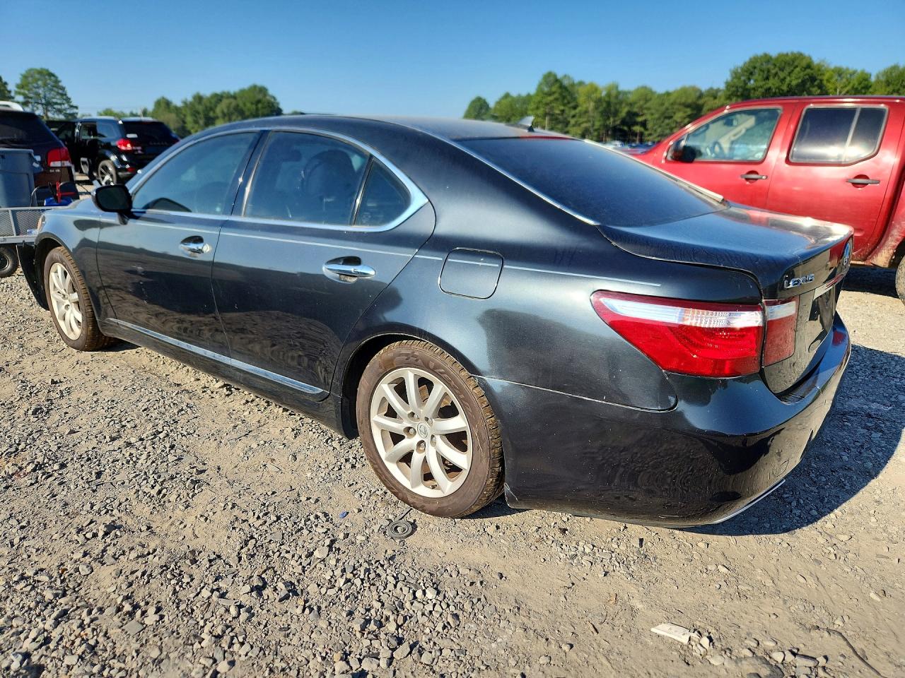 2009 Lexus Ls 460 Blue vin: JTHBL46F295087465