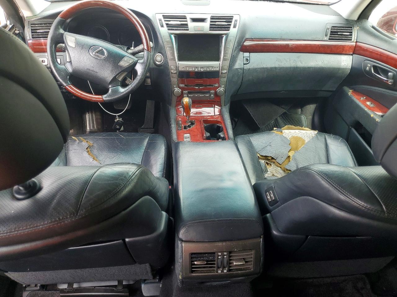 2007 Lexus Ls 460 Burgundy vin: JTHBL46F375006261